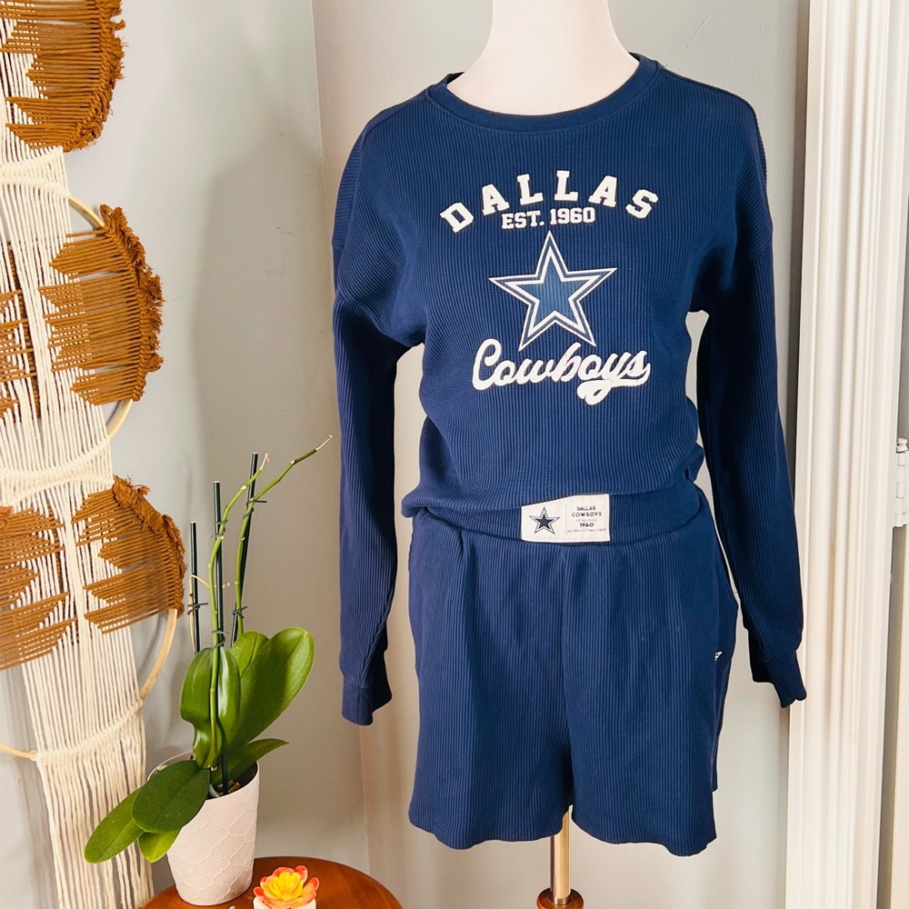 NFL Dallas Cowboys Shorts Set - Navy Blue